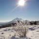 Le Puy de Dôme enneigé